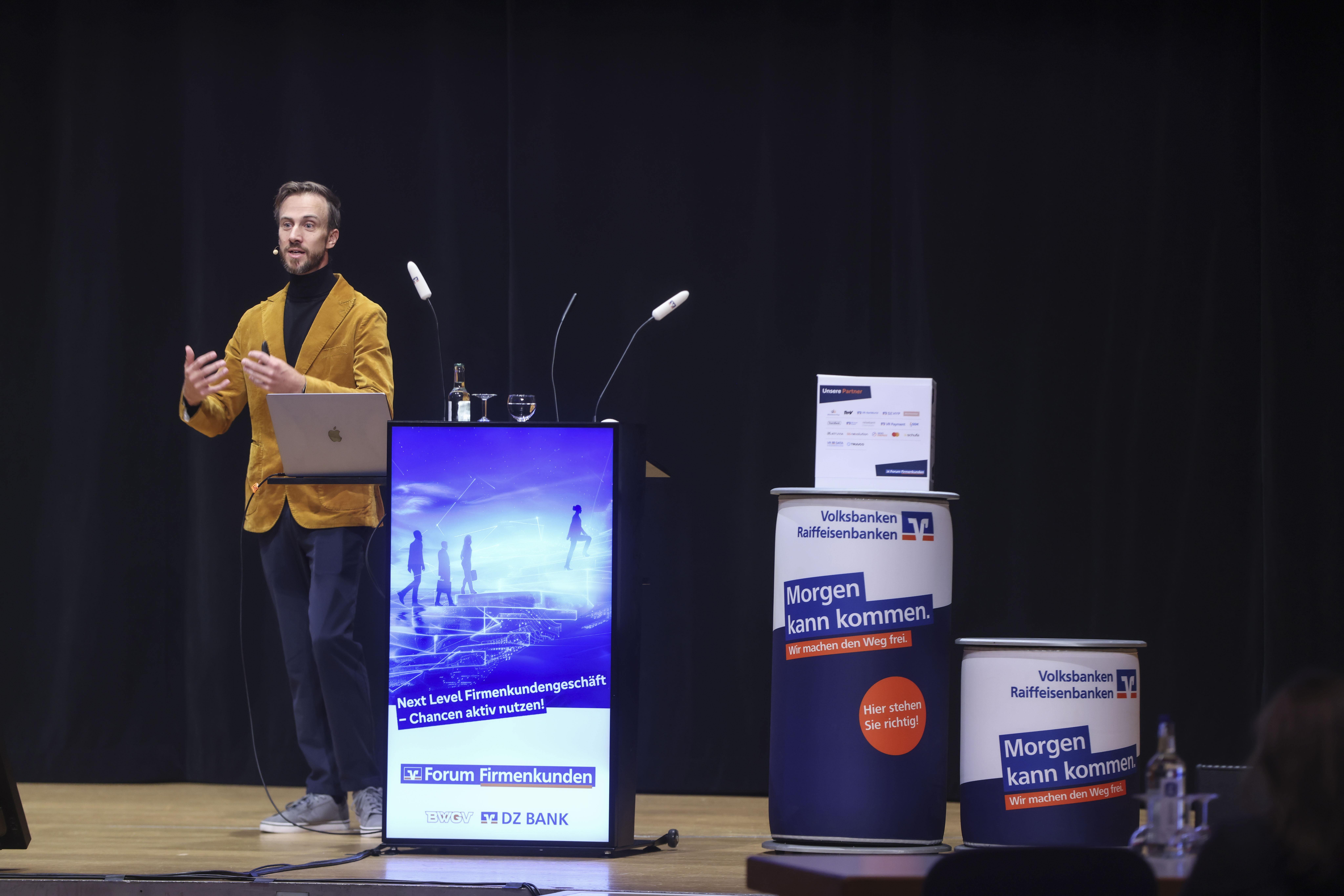 VR Banken Event und strategische KI-Keynote